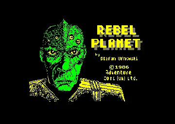 Rebel Planet (UK) (1986) screen shot title